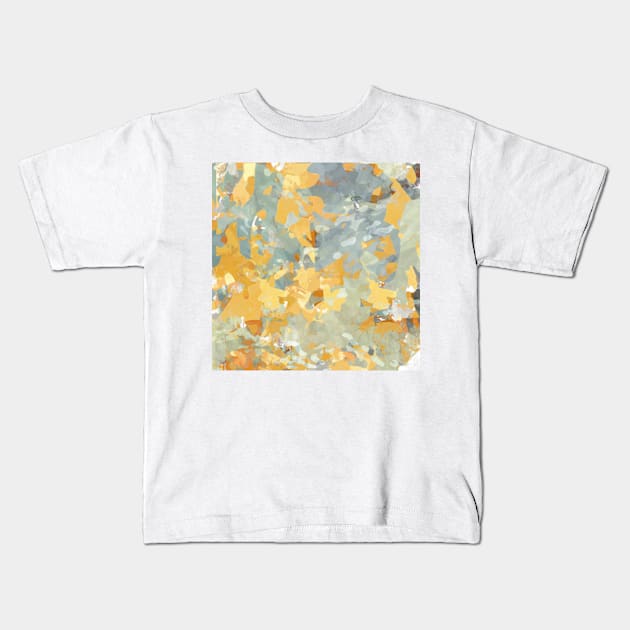 Camo Gold In Sand Kids T-Shirt by Frajtgorski